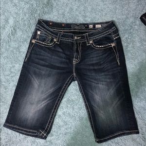 Miss Me Jean Capris Shorts